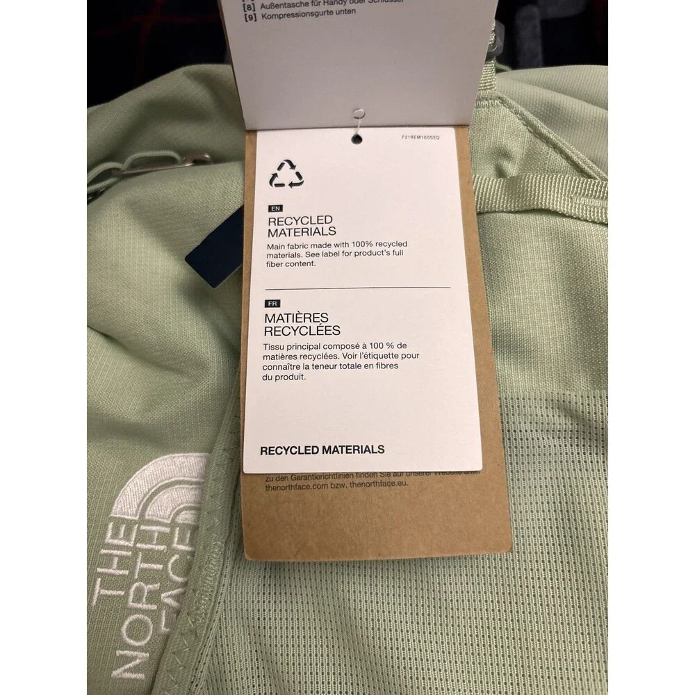 The North Face Womens Recon Laptop Backpack Misty Sage Dark Heather/Meld Grey